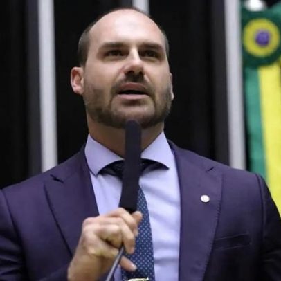 Eduardo Bolsonaro ironiza menção de Tarcísio como pré-candidato à Presidência
