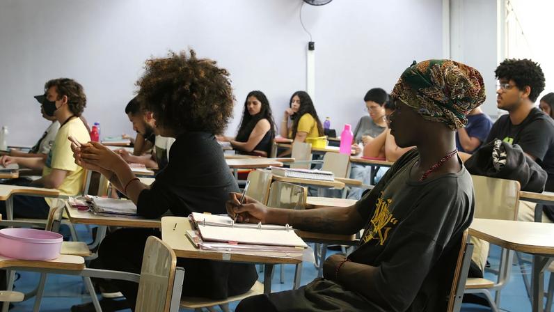 Cursinho preparatório para o vestibular da Universidade de São Paulo - USP Leste. Foto: Rovena Rosa/Agência Brasil/Arquivo