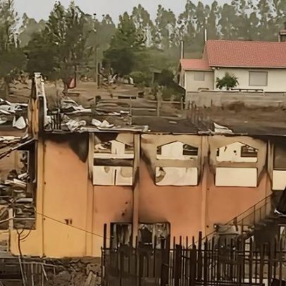 Igrejas evangélicas no Chile são destruídas por incêndio florestal