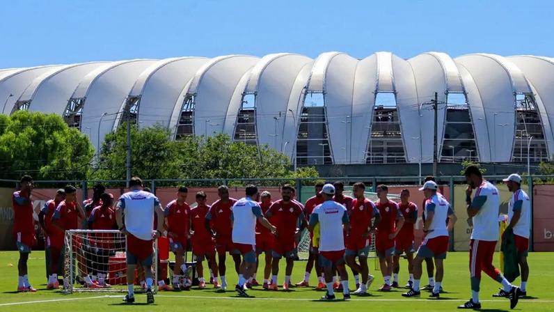 Treino do Internacional na pré-temporada de 2026 (Foto: Ricardo Duarte/Internacional)
