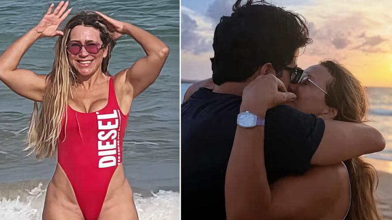 Iran Ângelo e o noivo, Lucas Suassuna — Foto: Reprodução/Instagram
