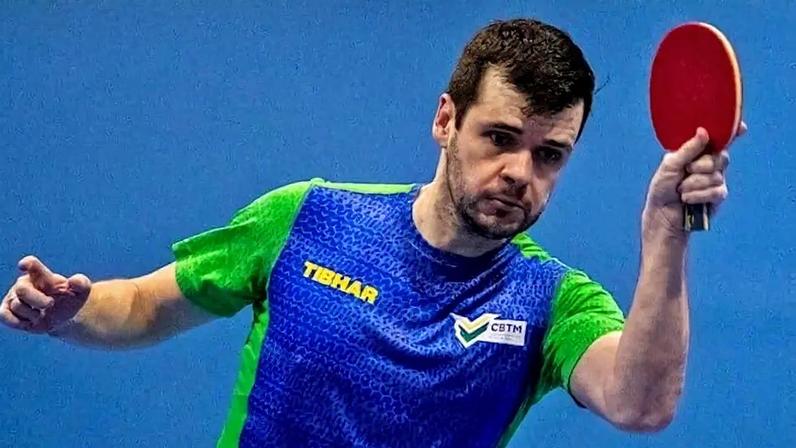 Israel Stroh foi suspenso do tênis de mesa paralímpico por quatro anos (Foto: Ale Cabral/ CPB)