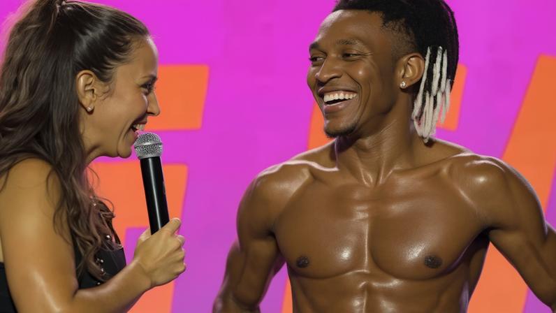 Ivete Sangalo diverte a plateia ao xavecar bailarinos no Festival de Verão — Foto: Reprodução/Instagram