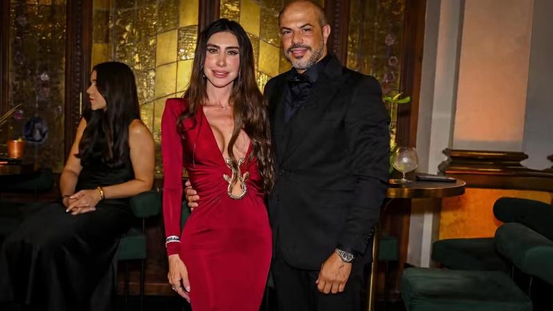 Jaque Khury e o namorado, Cleugo Porto