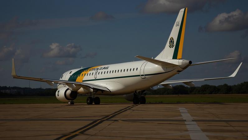 Aeronave da Força Aérea Brasileira. (Foto: Marcelo Camargo/Agência Brasil)