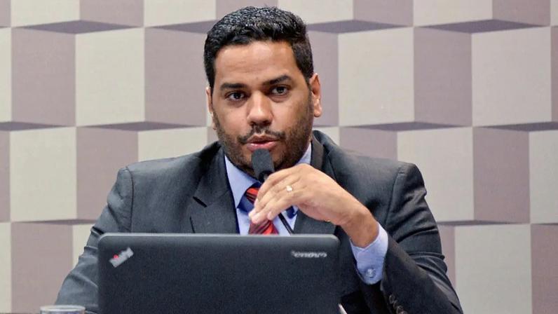 Então deputado federal pelo Republicanos de Roraima, Jhonatan de Jesus foi nomeado ao TCU em 2023. (Foto: Jefferson Rudy/Agência Senado)