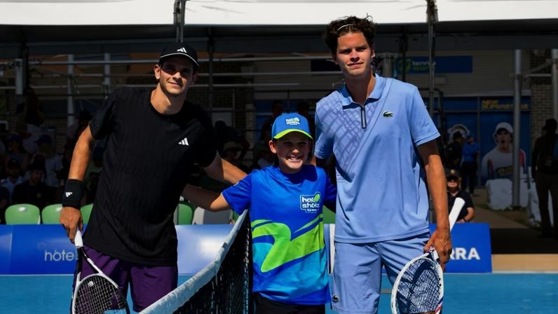 Rafael Jodar e Alexander Blockx (Foto: Divulgação/Tennis ACT)