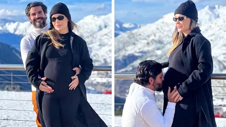 Josie Pessôa e o marido, o empresário Luiz Danielian, curtem férias em estação de esqui na Espanha — Foto: Reprodução/Instagram