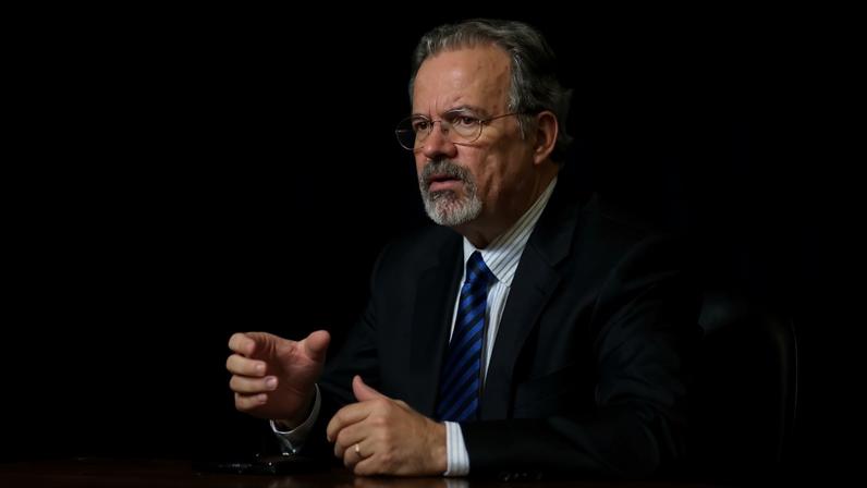 Ministro Raul Jungmann deu coletiva de imprensa em Brasília — Foto: Guilherme Mazui/G1