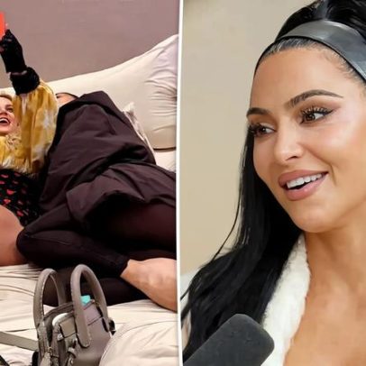 Kim Kardashian descreve noite de sleepover com Britney Spears