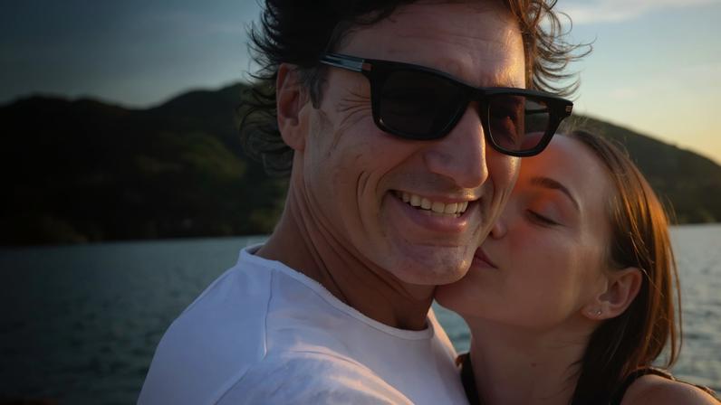 Katy Perry planted a kiss on Justin Trudeau in her latest Instagram post, giving her followers a glimpse at the couple’s first holiday spent together.