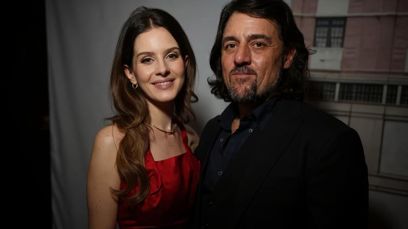Lana Del Rey and her husband, Jeremy Dufrene, went to W Magazine’s Golden Globe party.