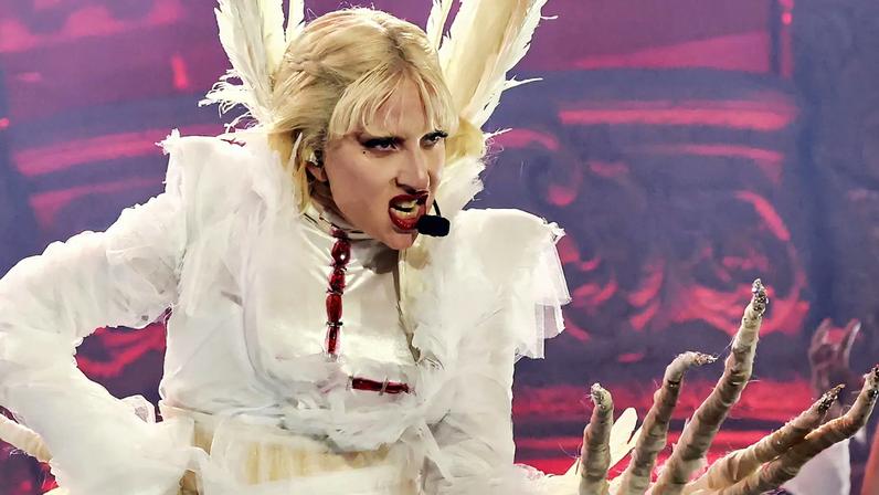 Lady Gaga at 2025 Coachella.