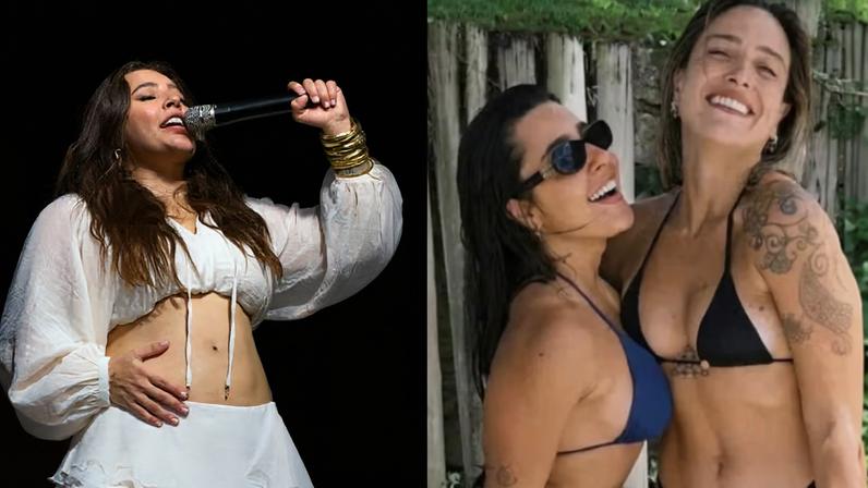 Lauana Prado e Tati Dias estavam juntas desde 2024 — Foto: Webert Belicio / Agnews e Reprodução