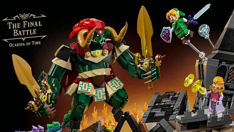 Vazamentos de Lego Zelda revelam a batalha final de Ocarina of Time