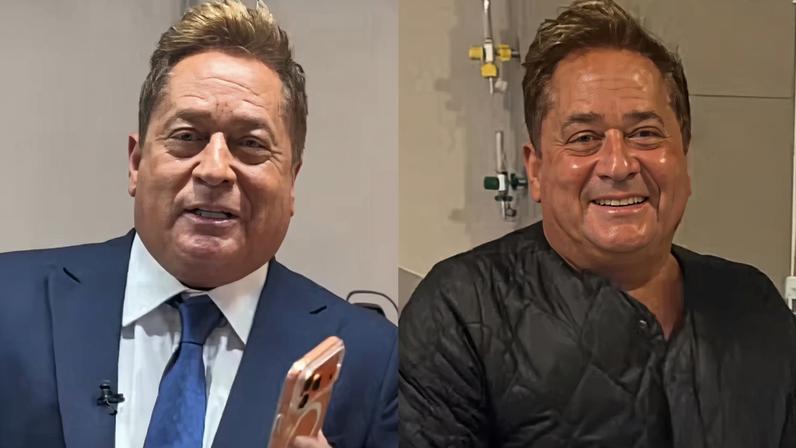 Leonardo fez blefaroplastia em Goiânia — Foto: Reprodução/Instagram