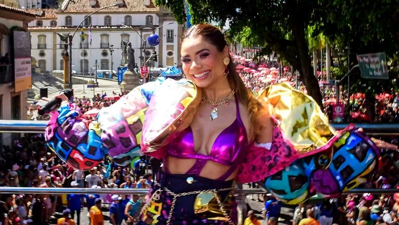 Lexa comanda bloco de rua no Rio de Janeiro — Foto: Victor Chapetta/BrazilNews