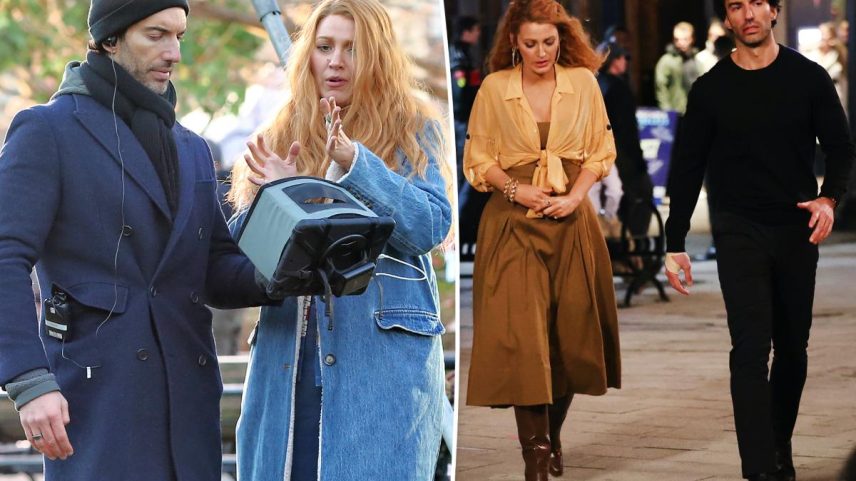 Blake Lively (pictured above in January 2024) sent Justin Baldoni a voice message “as a friend” in February 2023, now revealed in unsealed court exhibits.