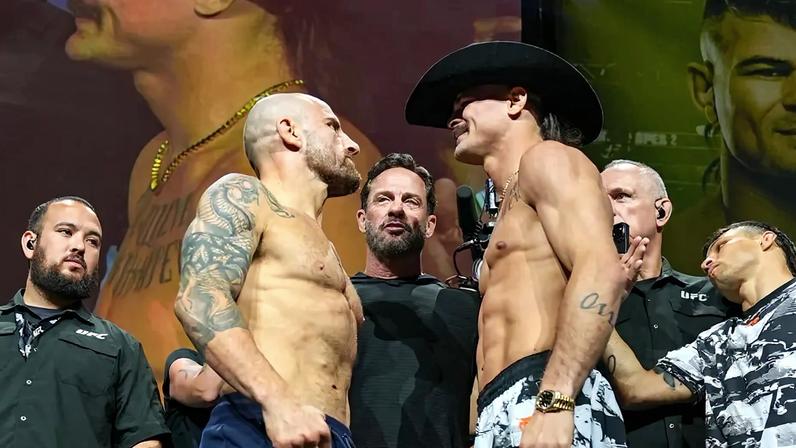 Volkanovski e Diego Lopes se enfrentam no UFC 325 (Foto: Reprodução Instagram UFCEspañol)