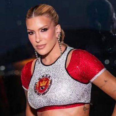 Lore Improta, grávida, posa com barriga de fora em ensaio da Viradouro