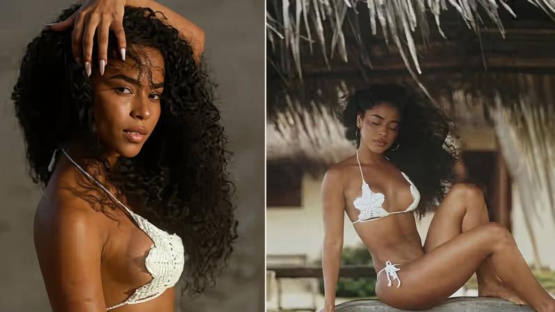 Lorena Maria posa de biquíni de crochê em ensaio e web reage: 'Uma deusa' — Foto: Reprodução Instagram