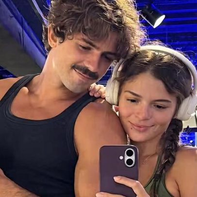 Irmã de Bruna Marquezine posta treino com o namorado, barriga de fora