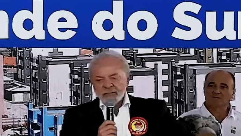 Lula em evento no Rio Grande do Sul