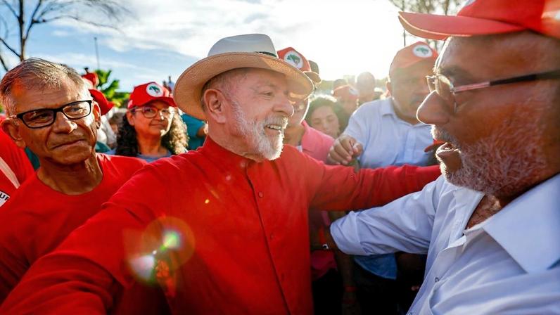 Presidente Lula em evento do MST em Salvador, em janeiro. (Foto: Ricardo Stuckert/Secom)