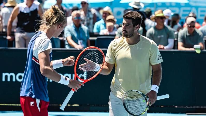 Rafael Matos e Orlando Luz (Foto: Tennis Australia)