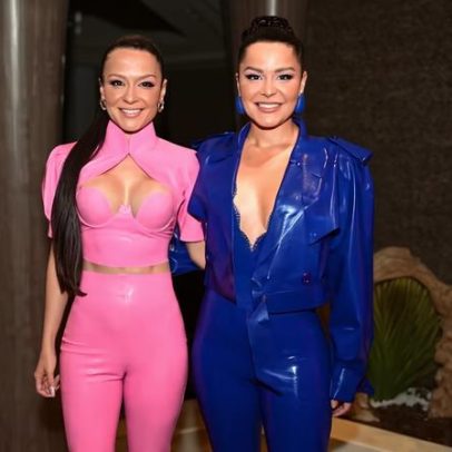 Maiara e Maraisa usam looks de látex em show no navio de Ana Castela