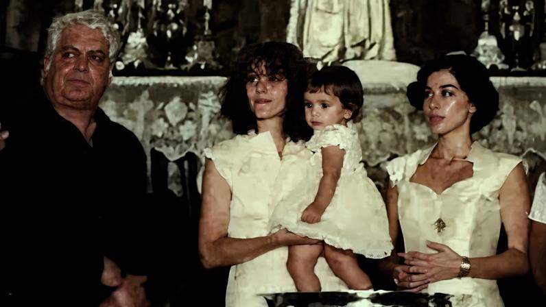 Manoel Carlos no batizado de Vanessa, filha caçula da atriz Nívea Maria