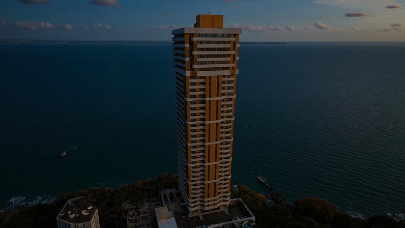 O edifício Mansão Wildberger, em Salvador