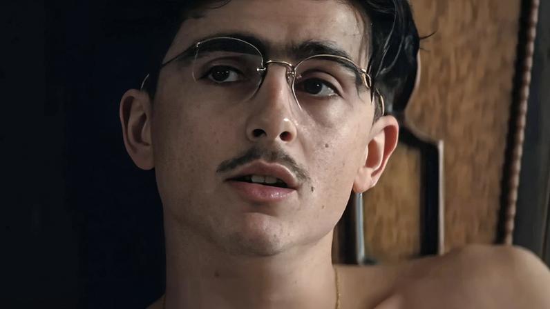 Timothee Chalamet in “Marty Supreme.”