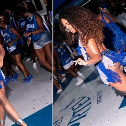 Marvvila brilha em ensaio na quadra da Portela
