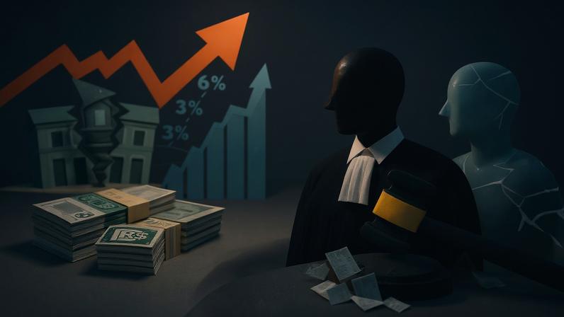 Ingerência jurídico-política no Master pode afastar investidores e elevar juros do mercado (Foto: Imagem criada utilizando Dall-E/Gazeta do Povo)