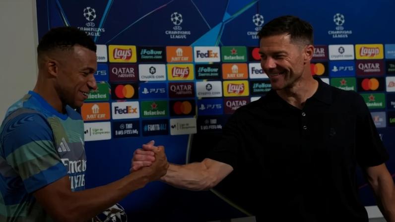 Mbappé se despede de Xabi Alonso em post no Instagram — Foto: Reprodução/Instagram