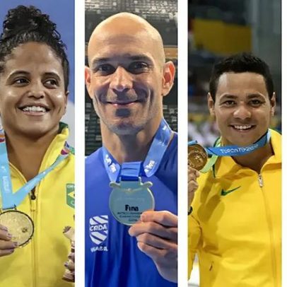 Natação brasileira não chega ao pódio nos 50m e perde medalhas