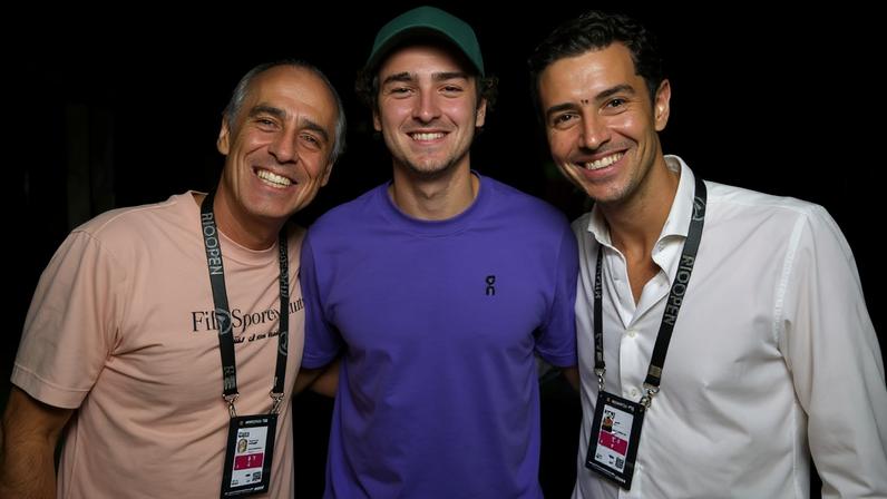 Meligeni, João Fonseca e André Sá (Foto: Divulgação/ Fotojump)