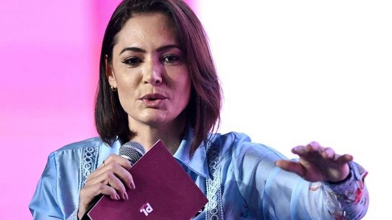 Michelle Bolsonaro criticou Allan dos Santos