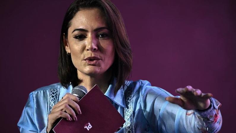 Michelle Bolsonaro, presidente do PL Mulher