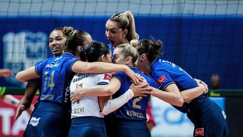 Minas venceu o Maringá nas quartas de final da Copa Brasil (Foto: Divulgação Minas Tênis Clube)
