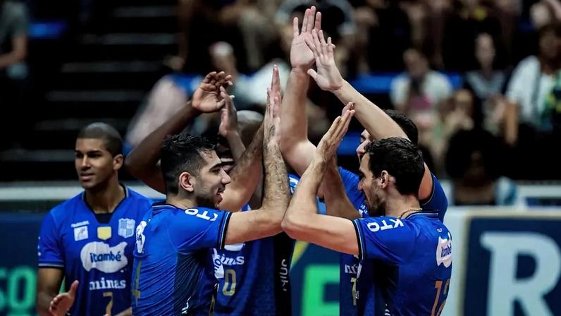 Minas na Superliga Masculina de vôlei (Foto: Divulgação/ MTC)