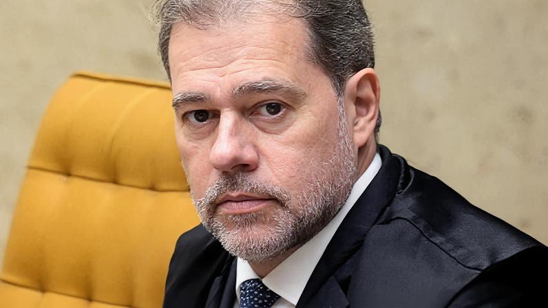 Ministro Dias Toffoli durante sessão do STF
