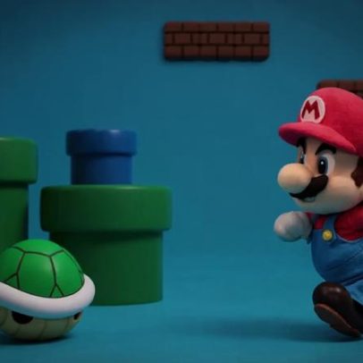Nintendo lança brinquedos do Mario em campanha envolvendo mãe com dedo milagroso