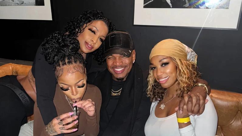 Ne-Yo, (pictured above in February 2025), spoke about the “hard work” behind his polyamorous romance on Wednesday.