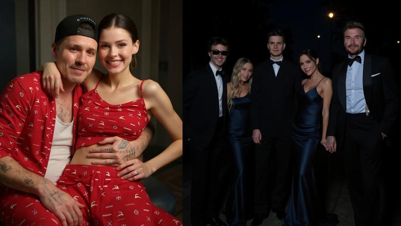 Brooklyn Beckham and wife Nicola Peltz spent Christmas together - far away from his parents in the UK.