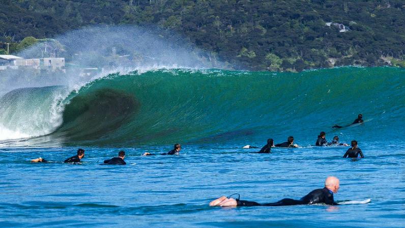 Nova Zelândia entrou no calendário da WSL — Foto: Cory Scott/WSL