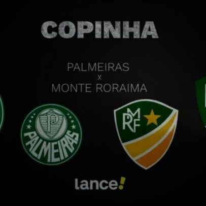 Palmeiras x Monte Roraima: como assistir ao vivo pela Copinha