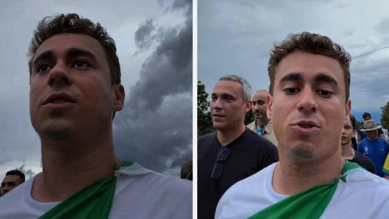 O deputado federal Nikolas Ferreira (PL-MG) iniciou uma caminhada entre Paracatu (MG) e Brasília, como forma de protesto contra a prisão de Jair Bolsonaro (PL)