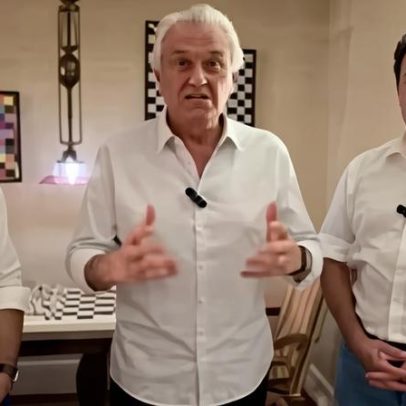 Caiado anuncia filiação ao PSD ao lado de Leite e Ratinho Jr.